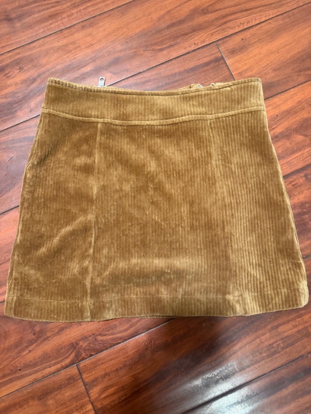 POL Corduroy Mini Skirt in Camel Brown - Picture 6 of 8